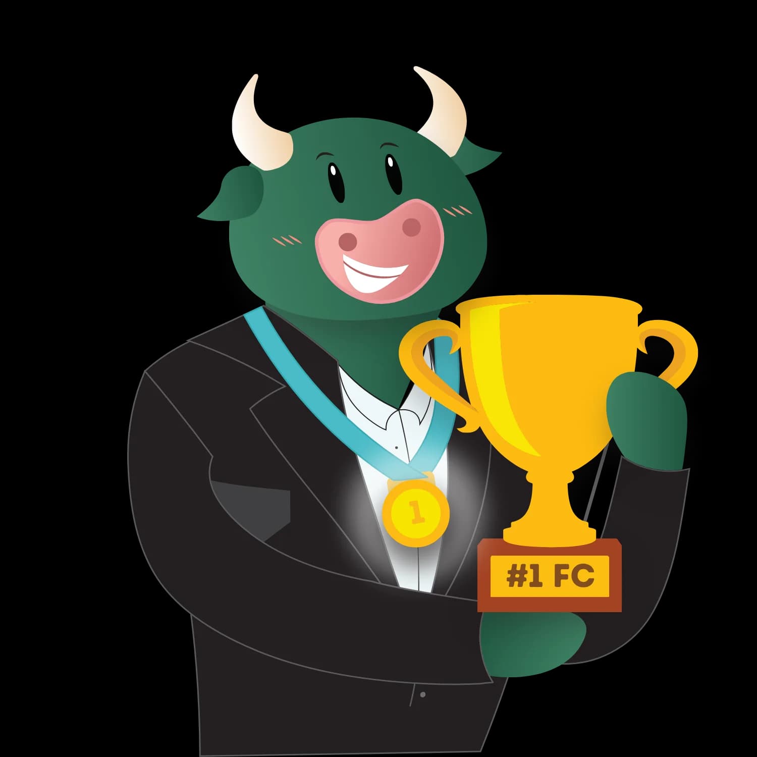 Bull Mascot — Symbol of RMIT Finance Club