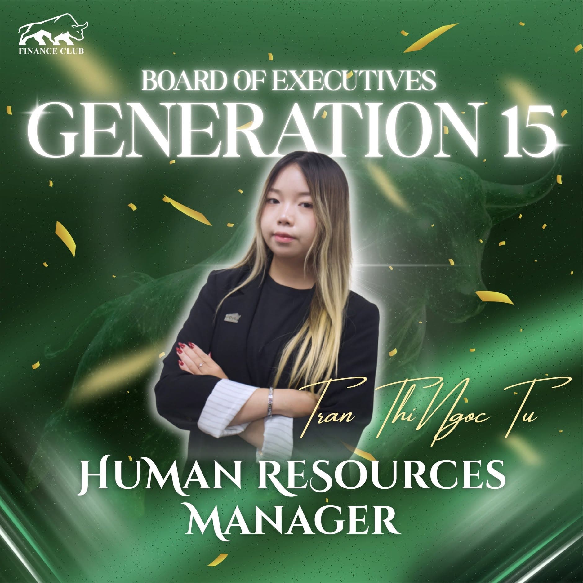 TRAN THI NGOC TU, human resources manager — Generation 15