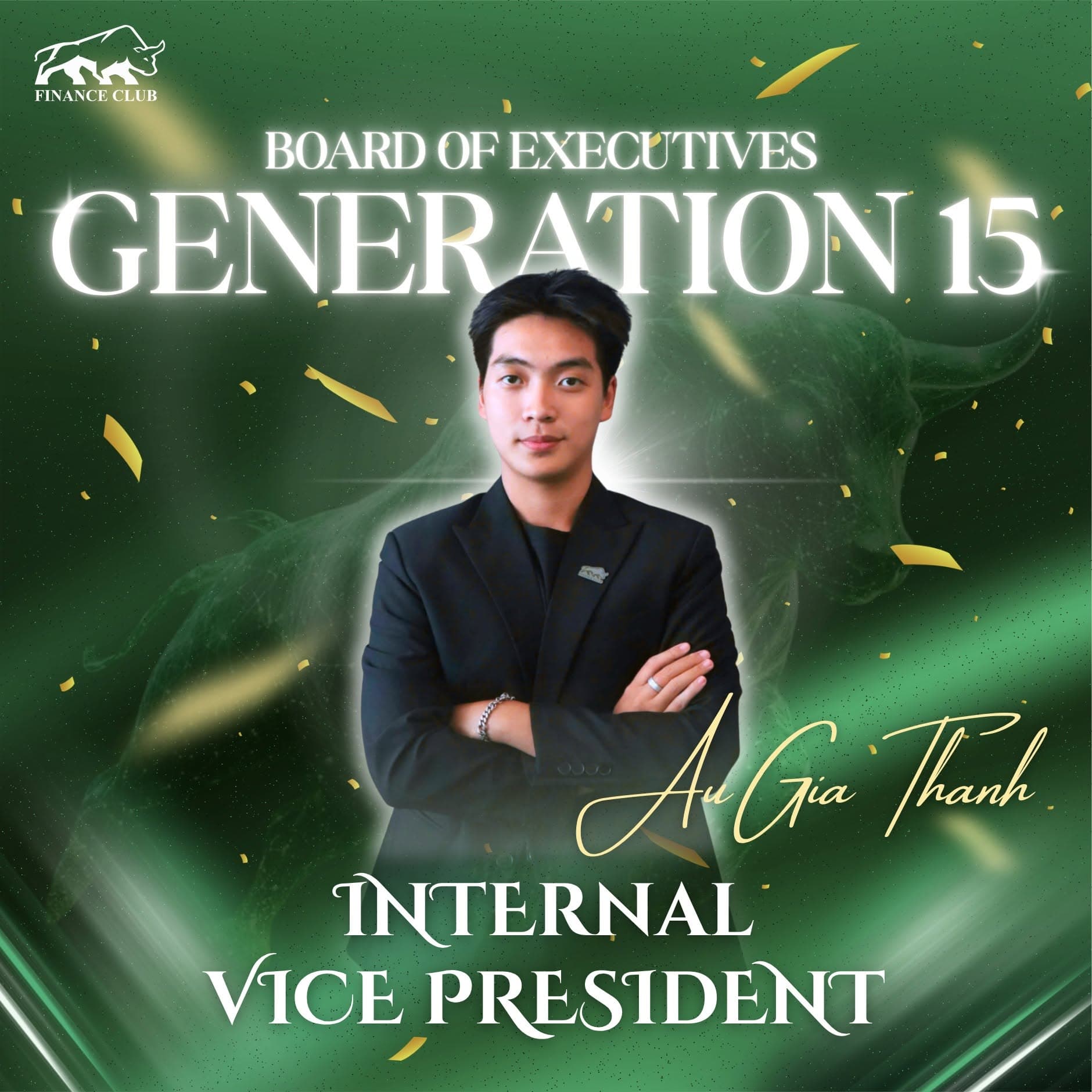 AU GIA THANH, internal vice president — Generation 15