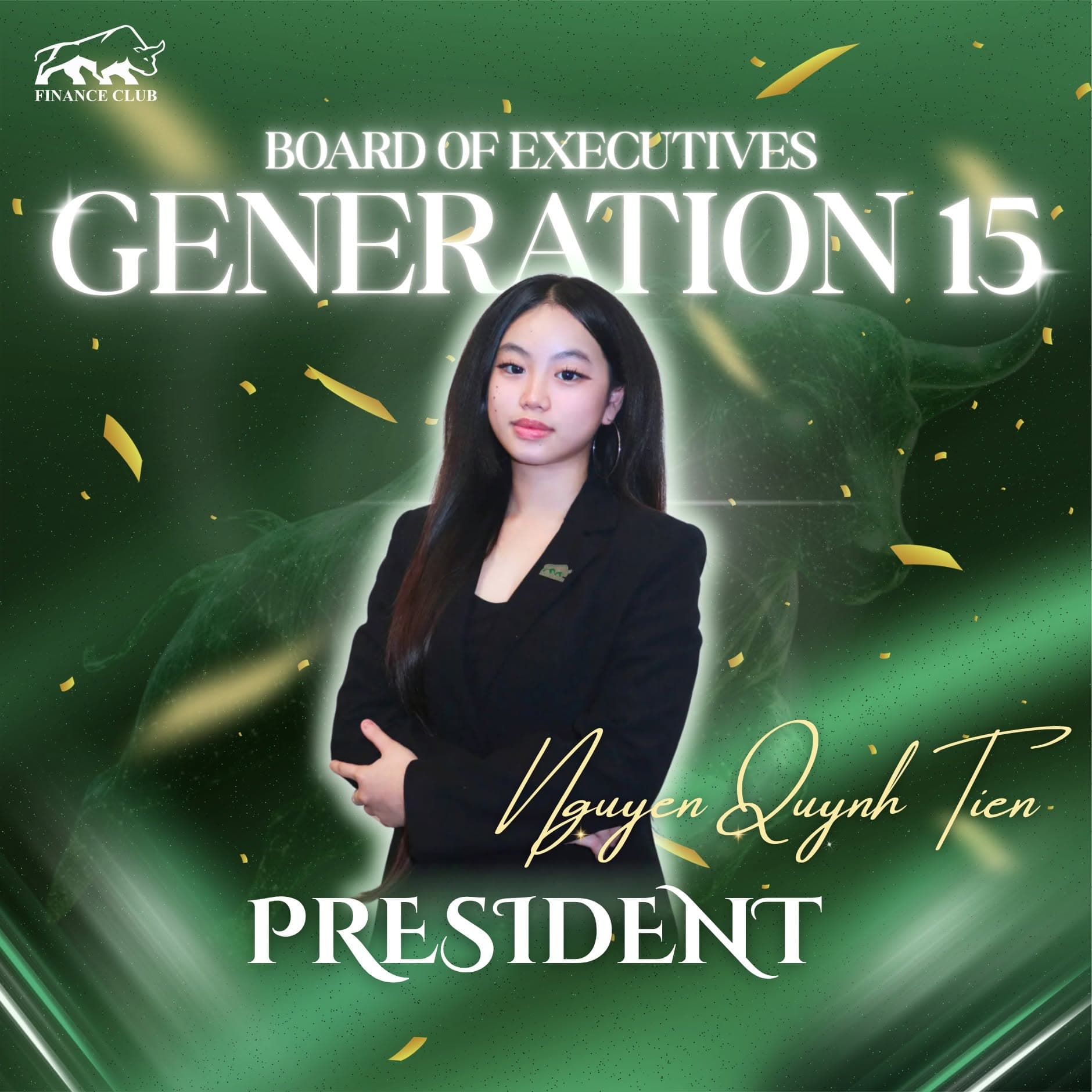 NGUYEN QUYNH TIEN, president — Generation 15