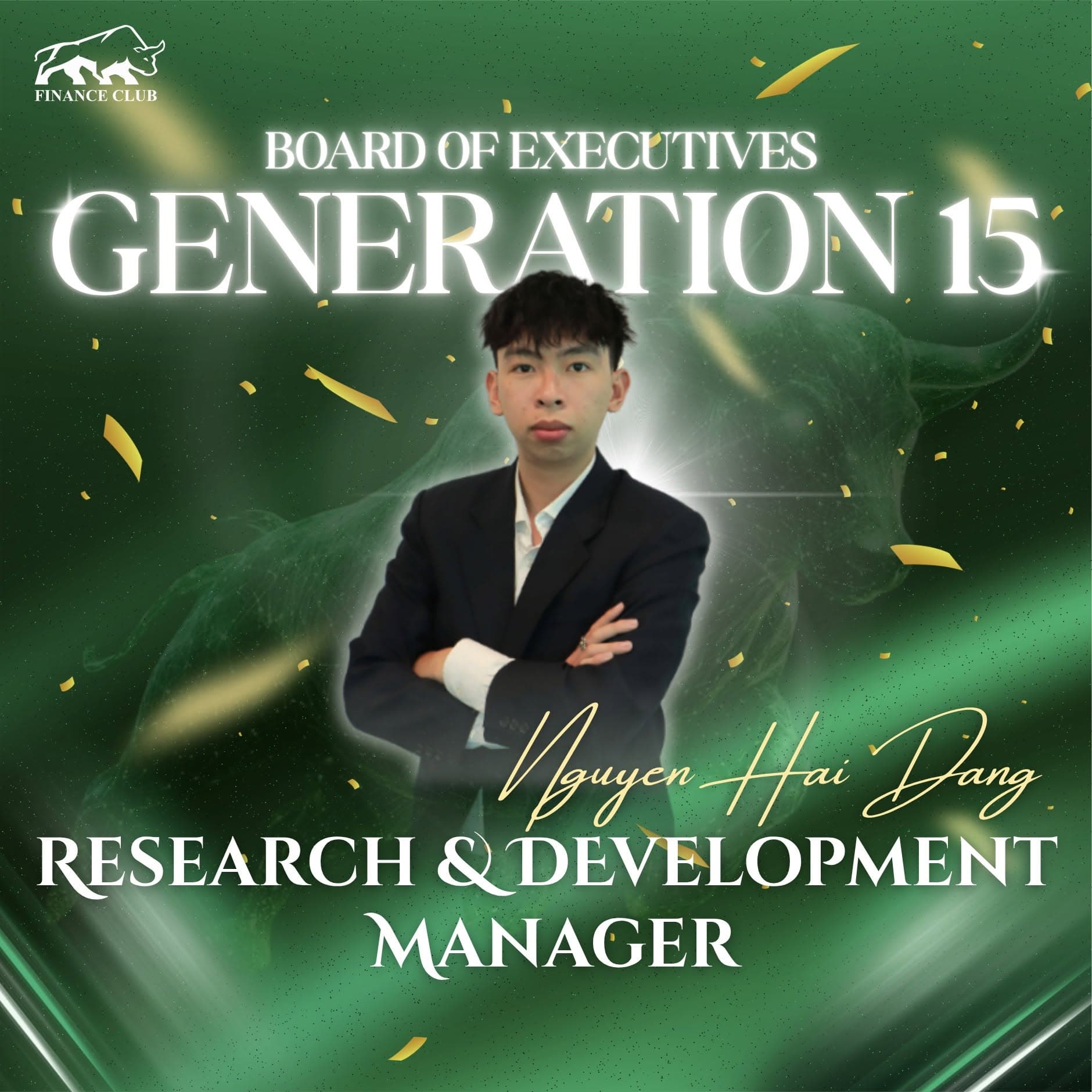 NGUYEN HAI DANG, research and development manager — Generation 15