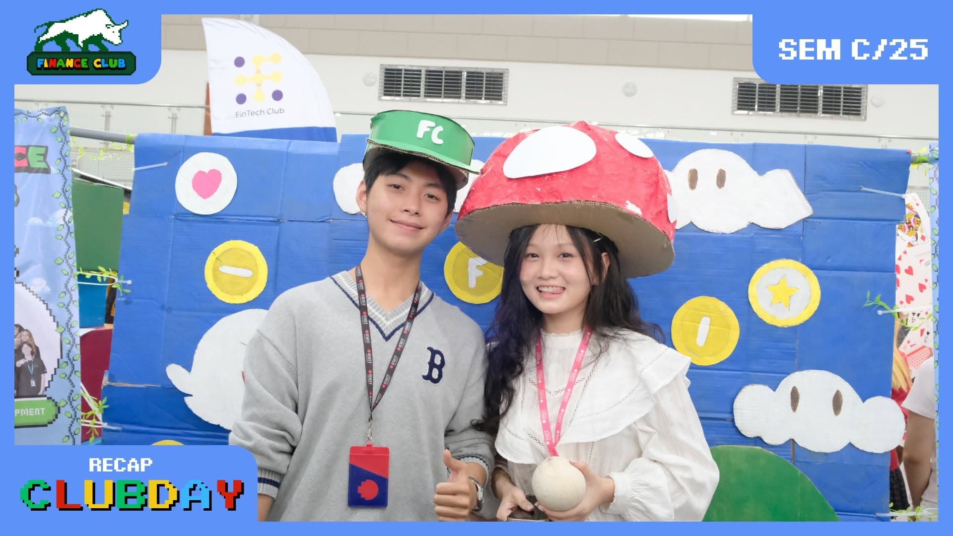 Finance Club members bringing personality to Club Day.